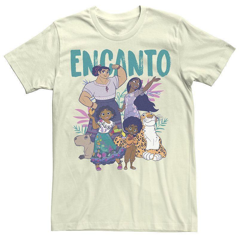 Mens Disney Encanto Group Portrait Logo Tee Natural Product Image