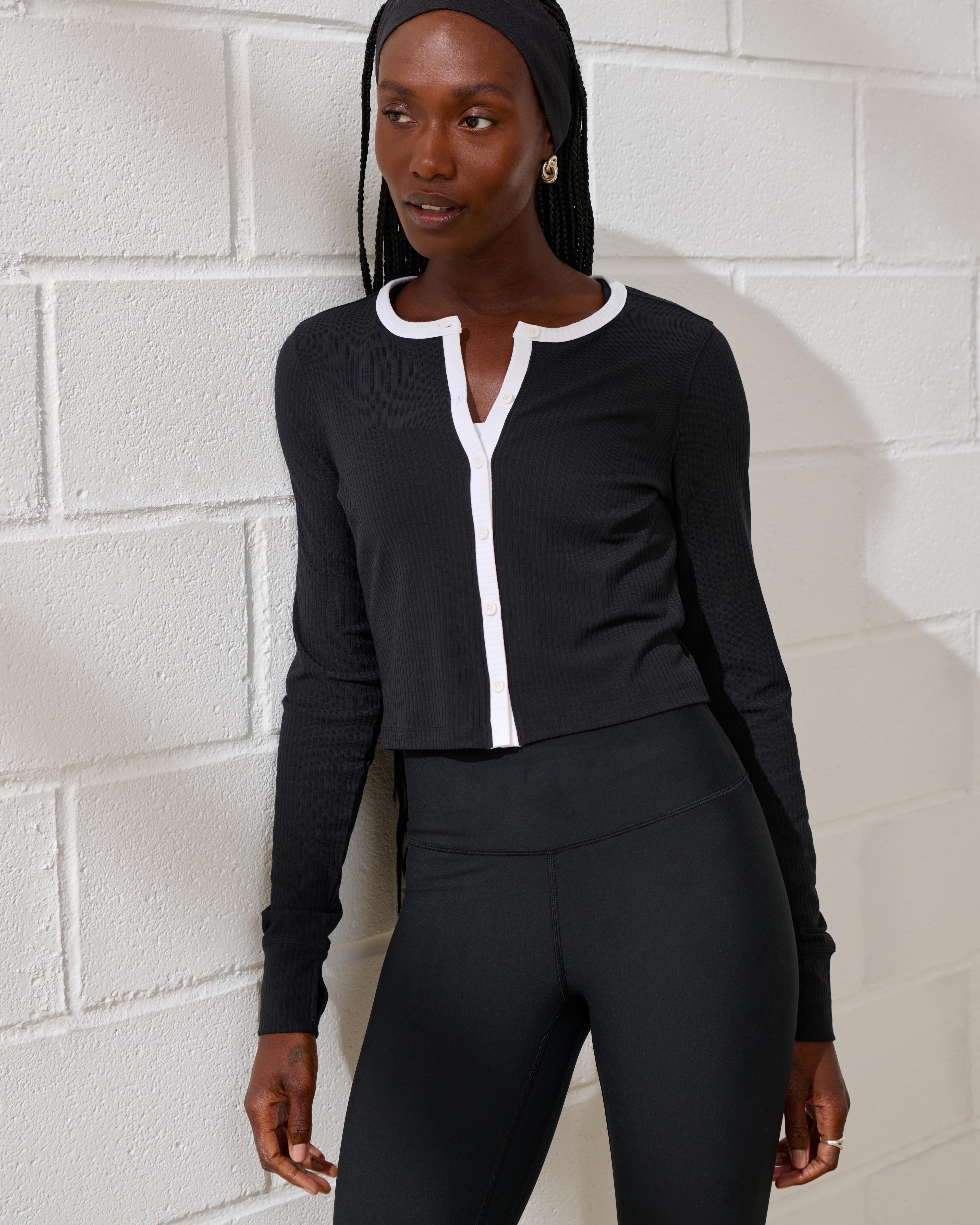 YPB Active Rib Cardigan Product Image