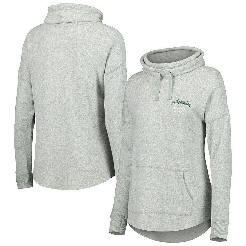 Womens Heathered Portland Timbers Cuddle Tri-Blend Pullover Sweatshirt Product Image