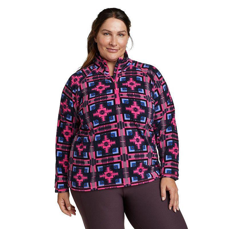 Plus Size Eddie Bauer Quest 1/4 Zip Pullover, Womens Product Image