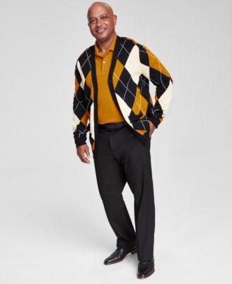 Club Room Mens Regular-Fit Argyle Cardigan, Created for Macys Product Image