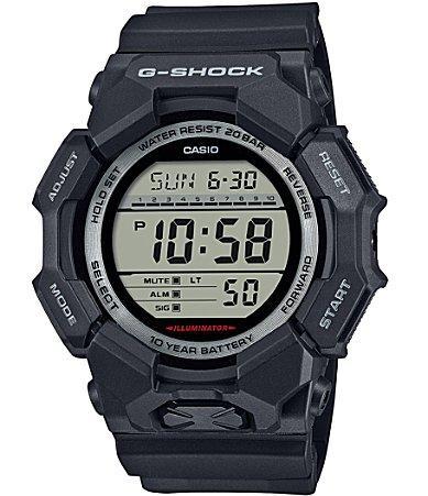 G-Shock Mens Digital Black Classic Resin Strap Watch Product Image