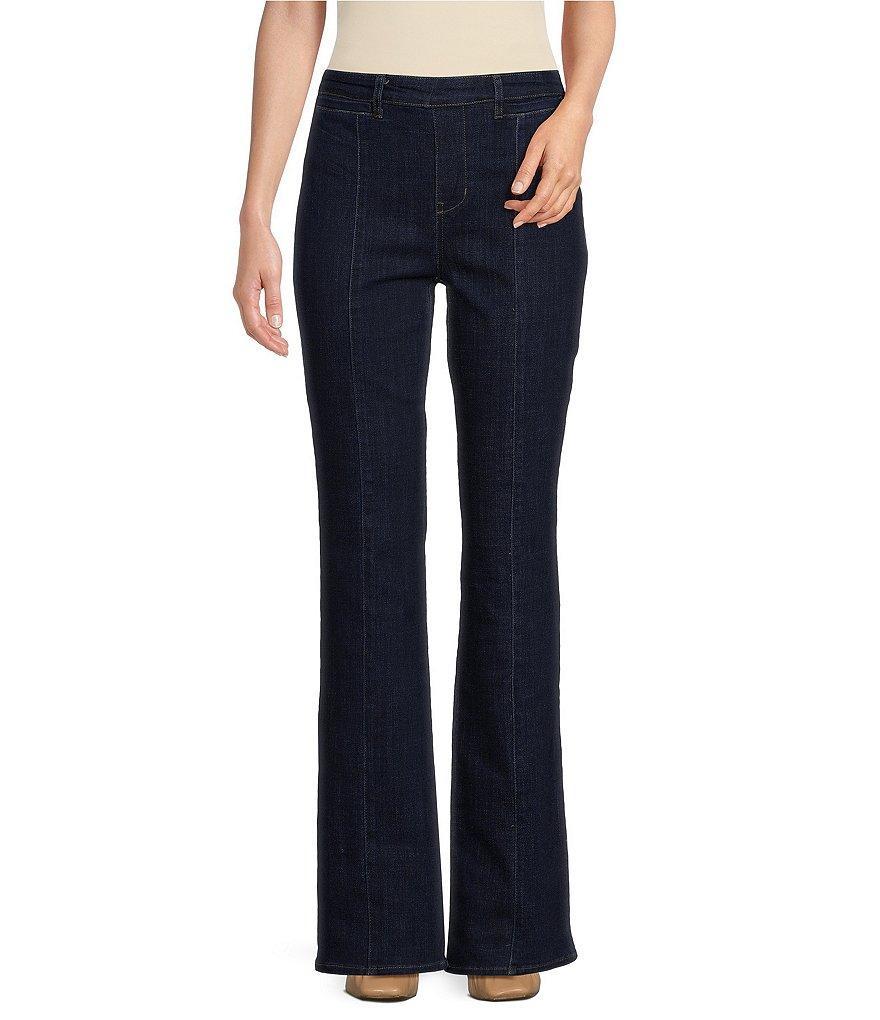 Westbound Pull-On High Rise Pintuck Bootleg Pant Product Image