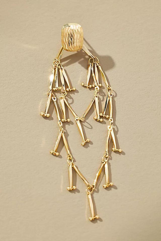 Drippy Link Drop Earrings Product Image