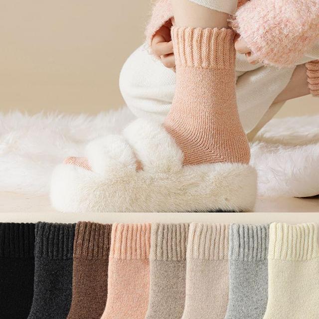 Plain Crew Socks / Set Product Image