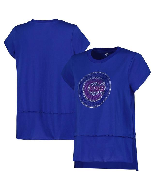 Womens G-III 4Her by Carl Banks Royal Chicago Cubs Cheer Fashion T-Shirt Product Image