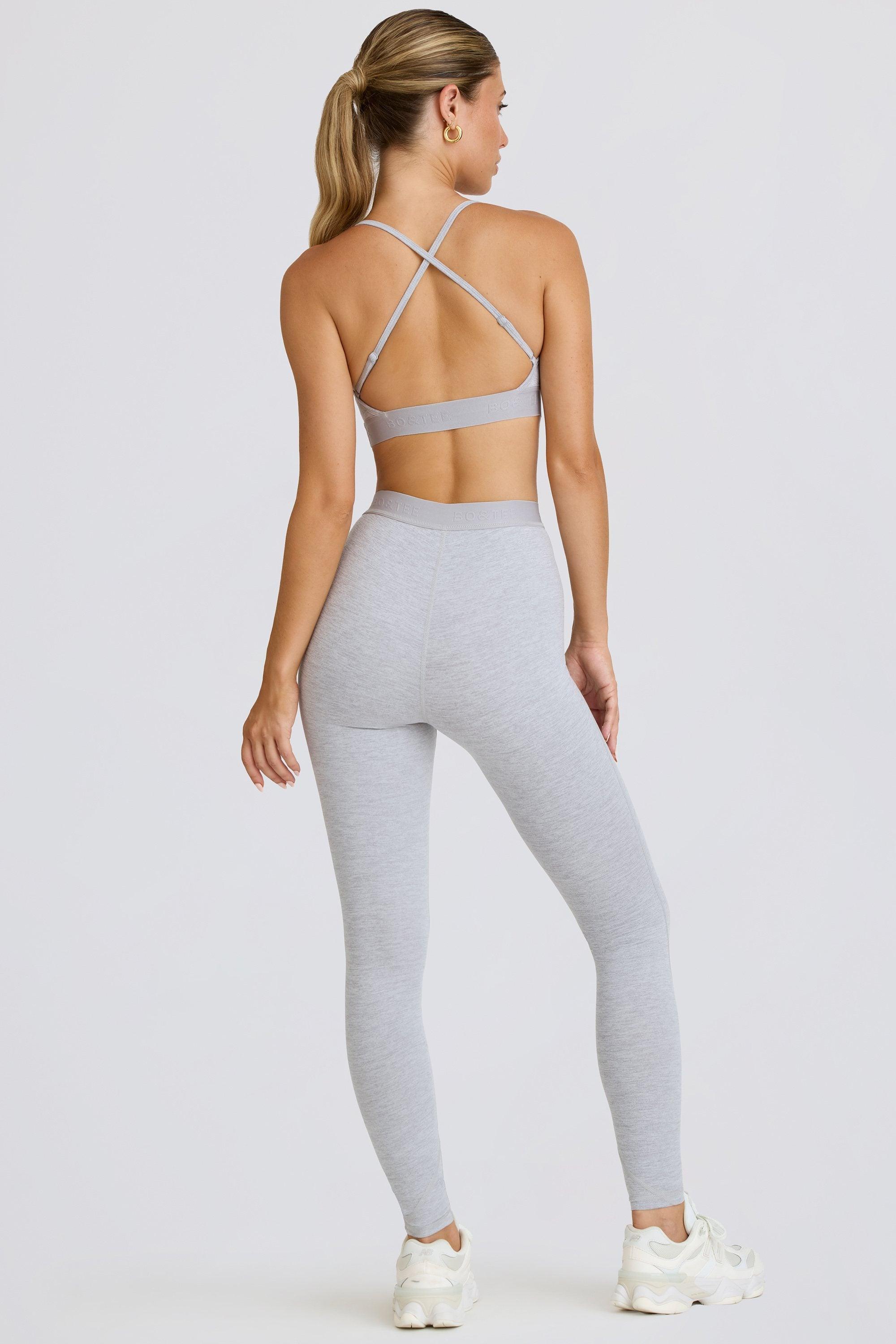 Soft Active Leggings in Grey Marl Product Image