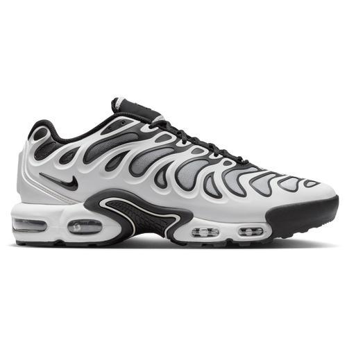 Nike Mens Nike Air Max Plus Drift - Mens Running Shoes White/Black/Metallic Silver Product Image