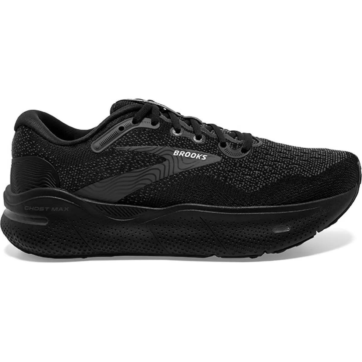 Brooks Womens Brooks Ghost Max - Womens Running Shoes Black/Orange Product Image