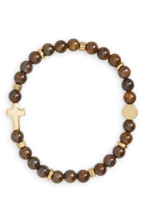 Caputo & Co. Mens Stone Beaded Stretch Bracelet Product Image