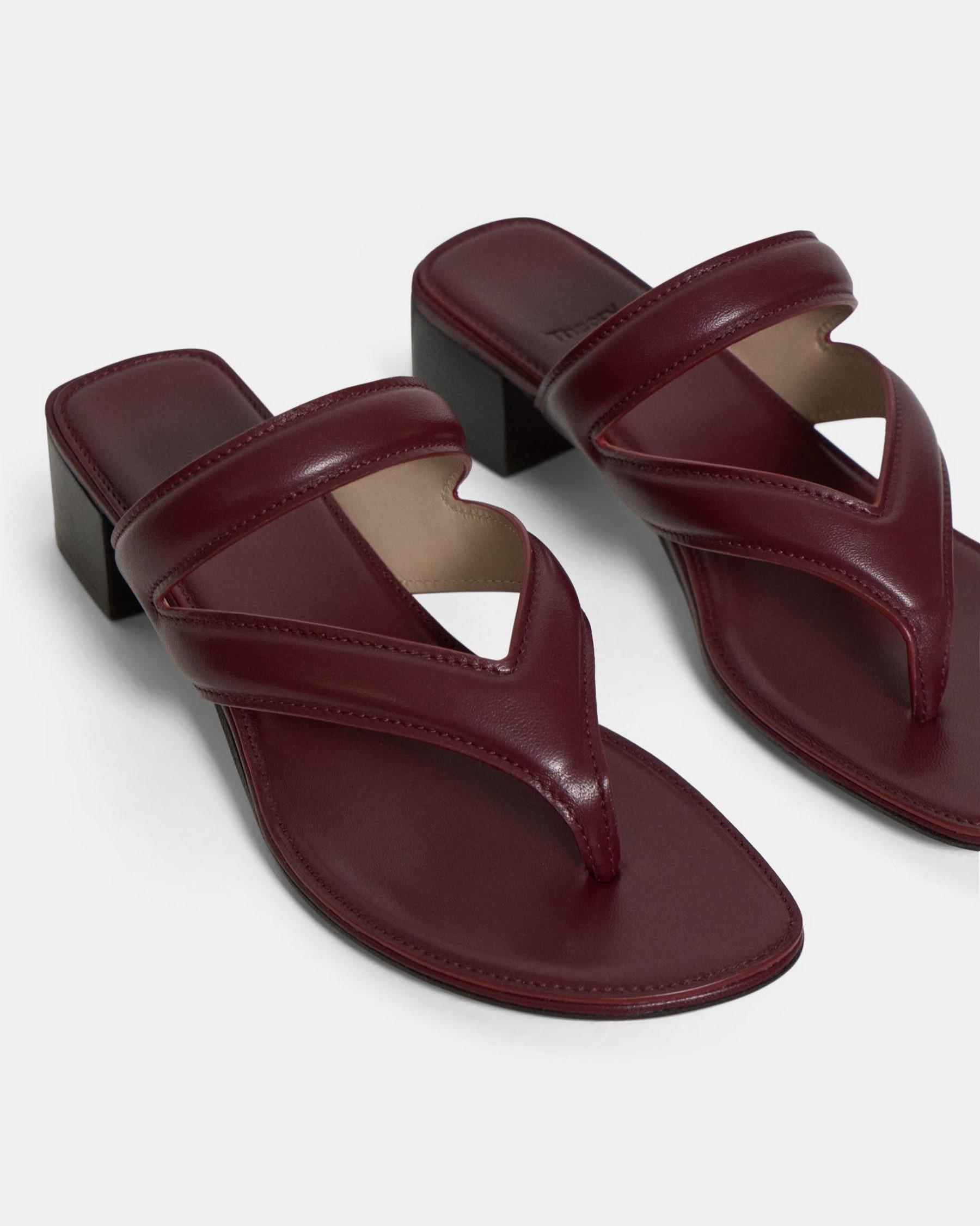 Belted Sandal in Leather Product Image