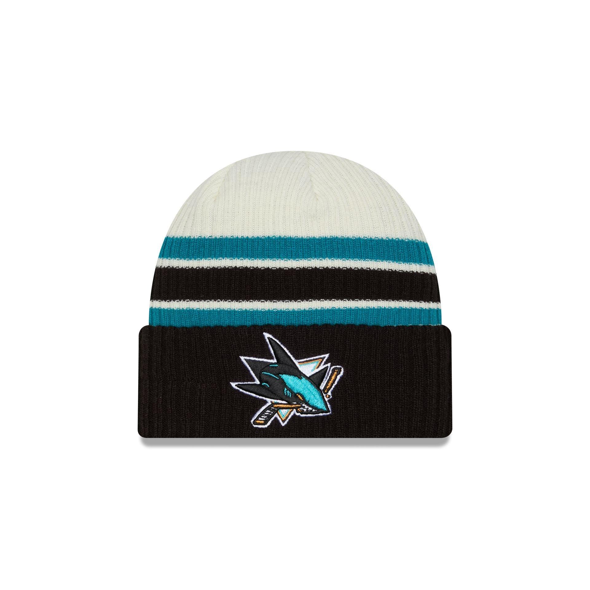 San Jose Sharks Vintage Ribbed Beanie Male Product Image