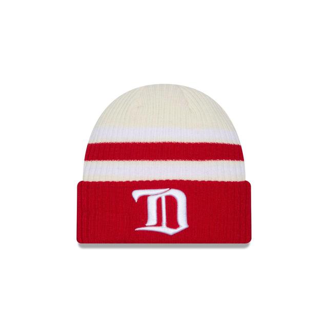 Detroit Red Wings Vintage Ribbed Beanie Male Product Image