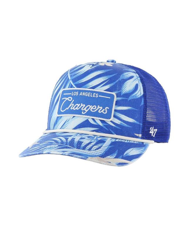 Mens 47 Royal Los Angeles Chargers Tropicalia Hitch Trucker Adjustable Hat Product Image