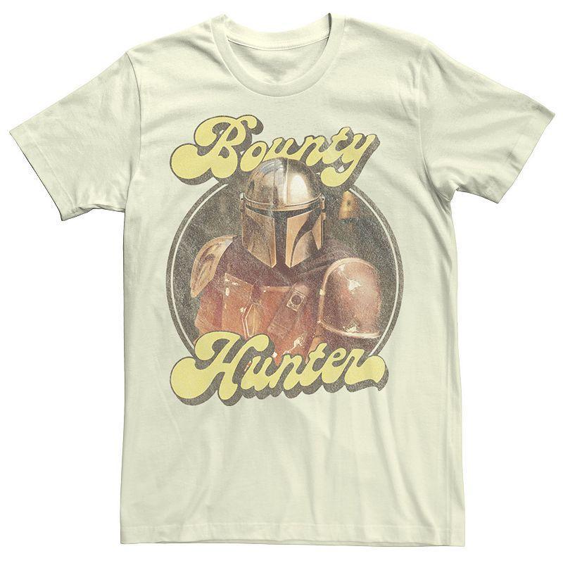 Mens Star Wars The Mandalorian Retro Bounty Hunter Tee Product Image