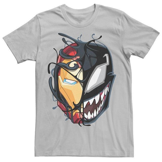 Mens Marvel Iron Man Venom Split Face Tee Product Image