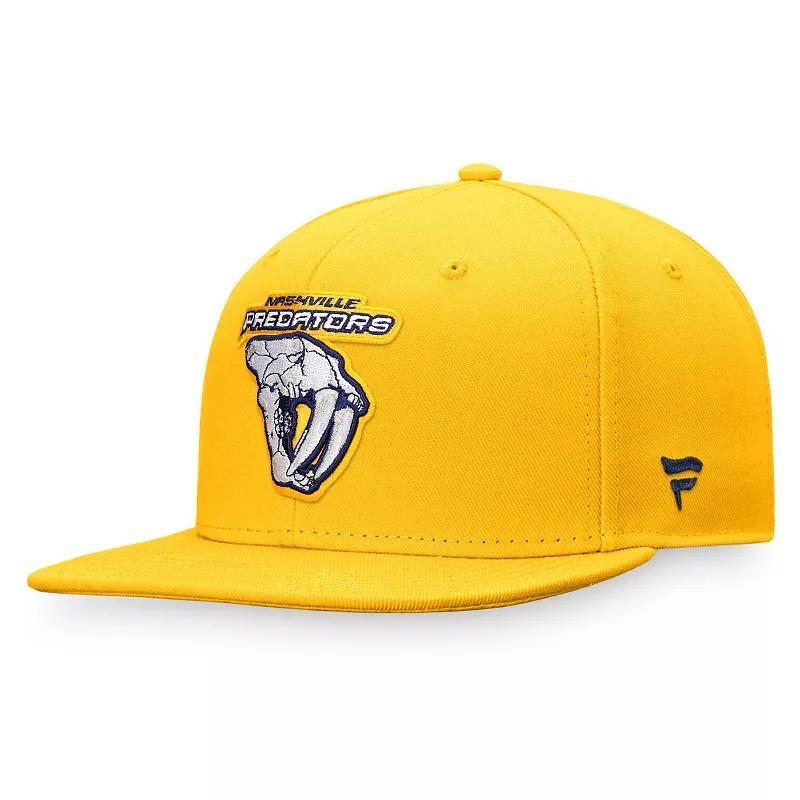 Mens Fanatics Branded Gold Nashville Predators Special EditionFitted Hat Product Image