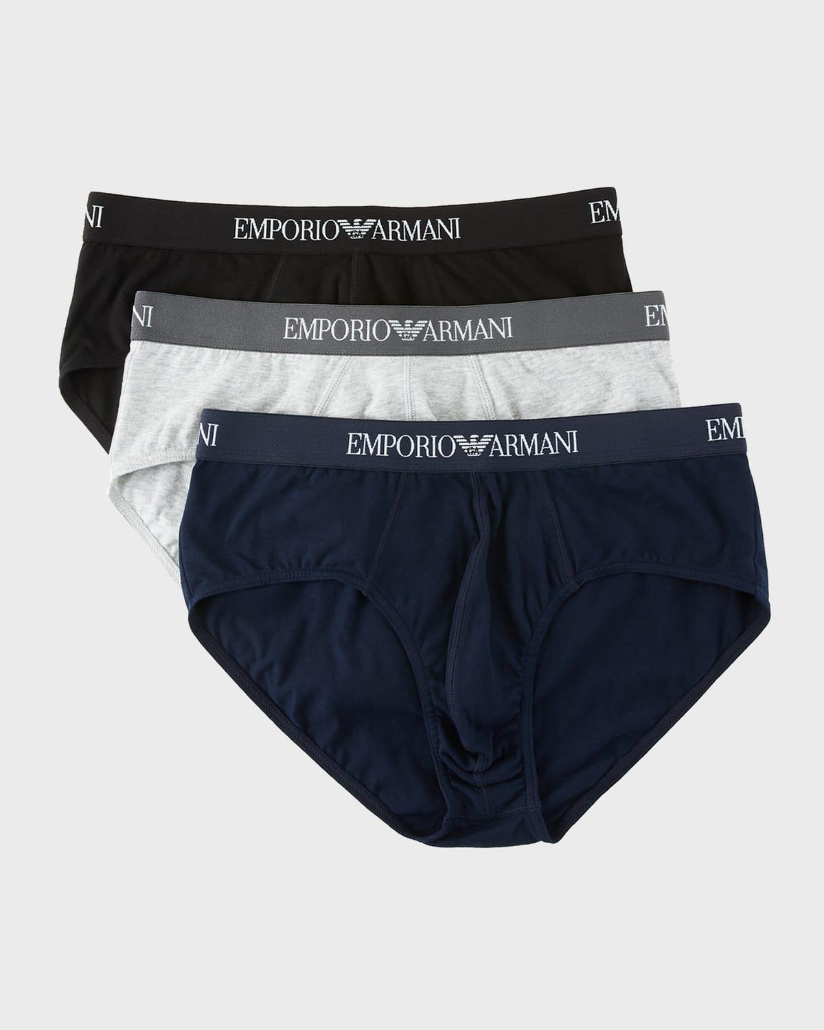 Emporio Armani Pure Cotton Briefs Assorted 3 Product Image