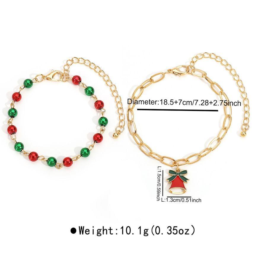 Set of 2: Christmas Bracelet Product Image