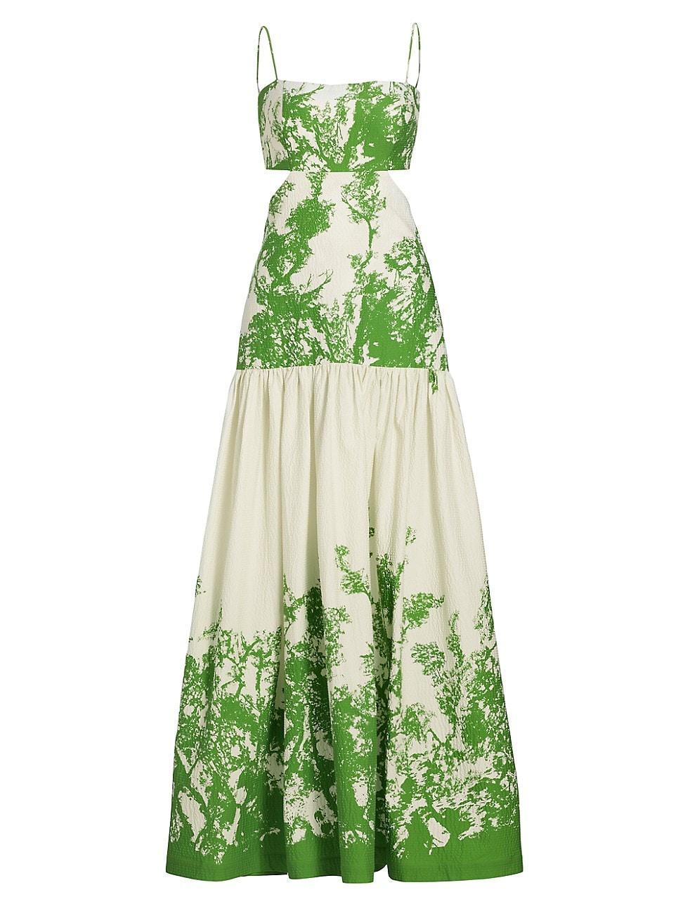 Womens Shannon Floral Cotton Maxi Dress Product Image