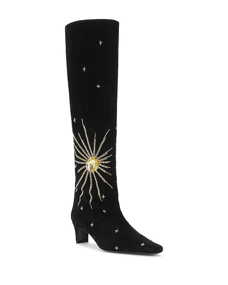 Staud Womens Wally Embellished Boots Product Image