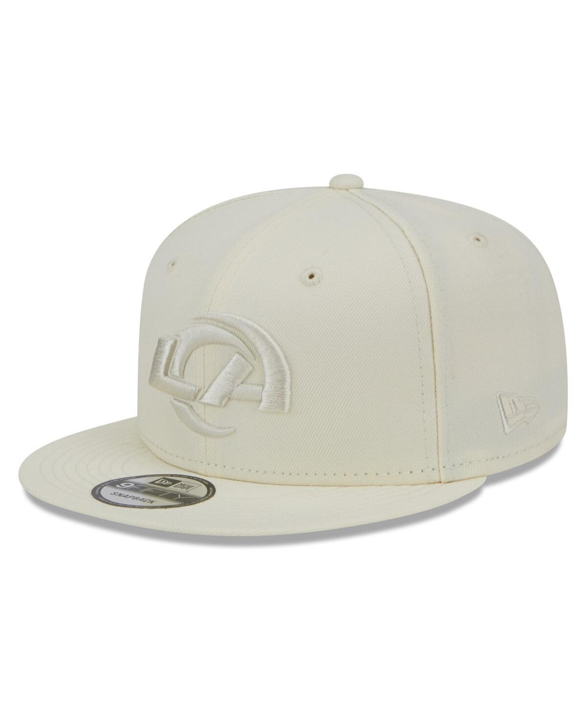 Mens New Era Cream Los Angeles Rams Color Pack 9FIFTY Snapback Hat Product Image