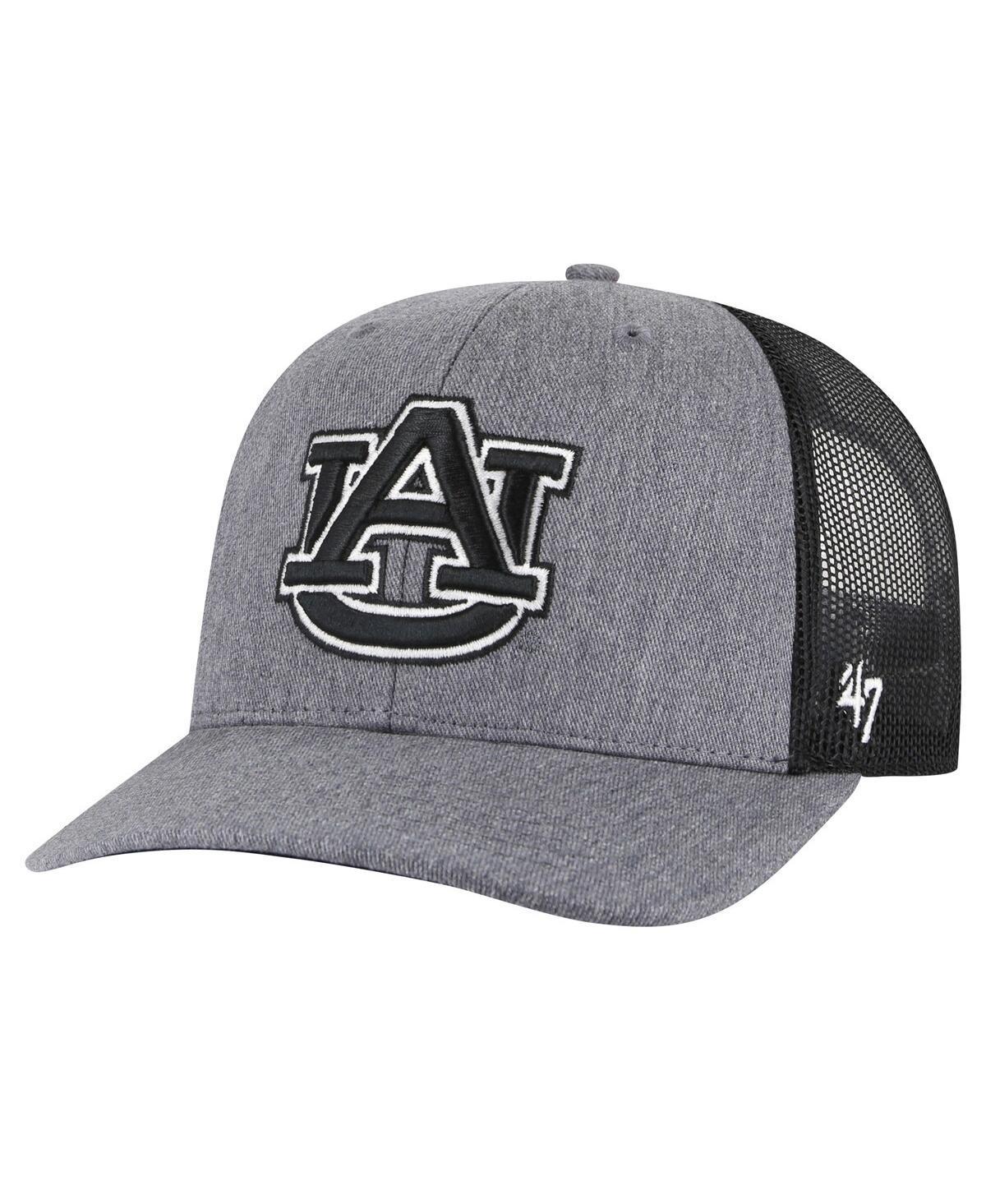 Mens 47 Auburn Tigers Carbon Trucker Adjustable Hat, Grey Product Image