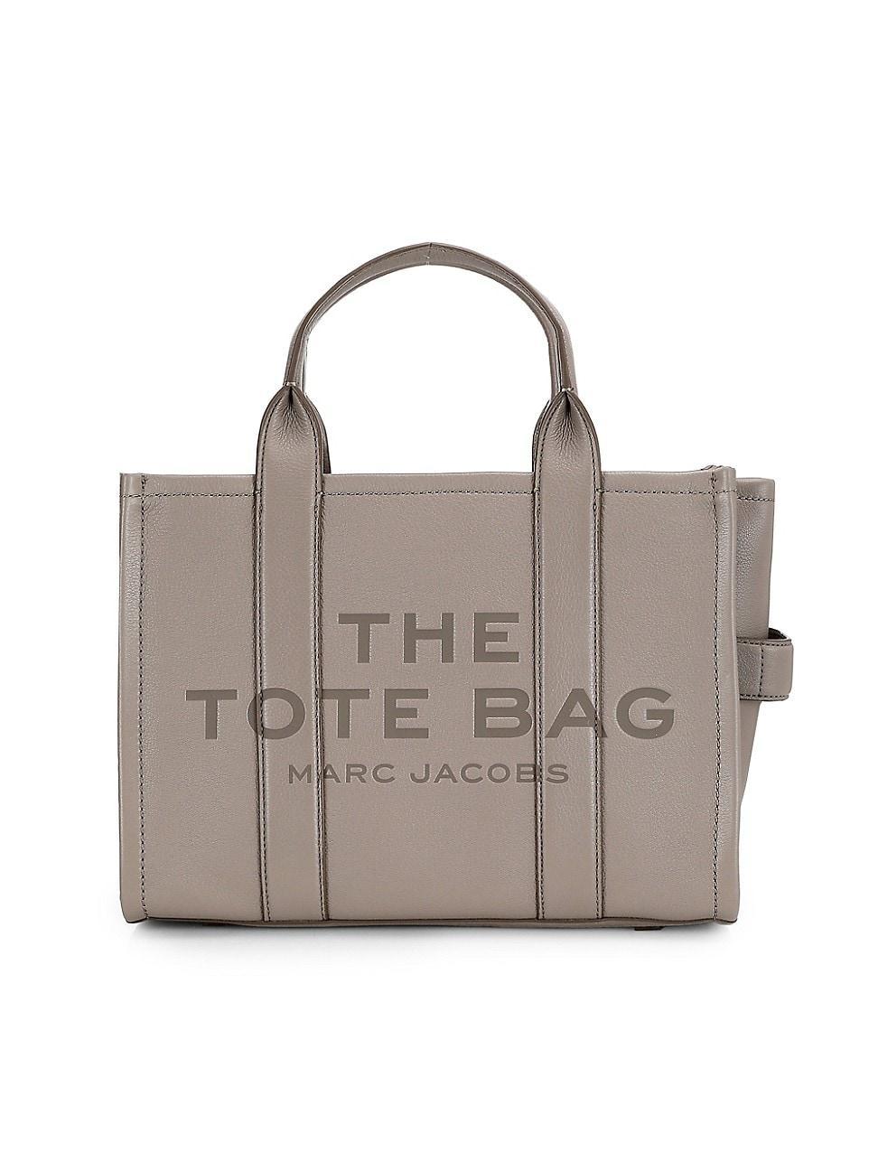 Womens The Leather Medium Tote Product Image