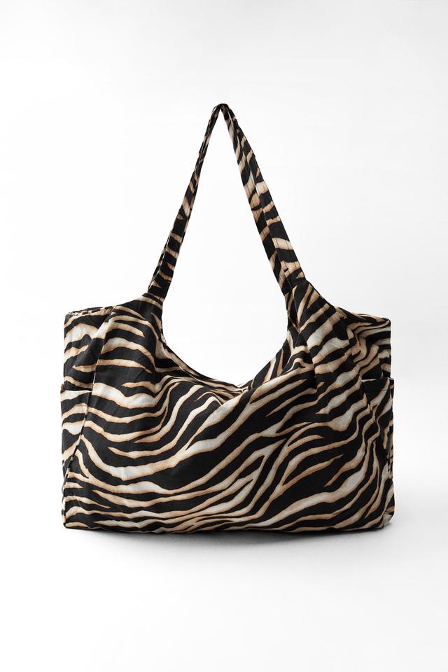 ANIMAL PRINT LARGE COTTON BAG Product Image