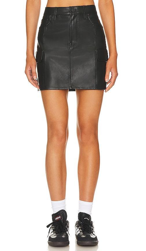 Cargo Faux Leather Viper Skirt Product Image