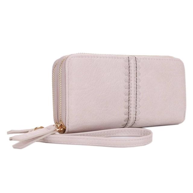 Double Zipper Wallet Female Product Image