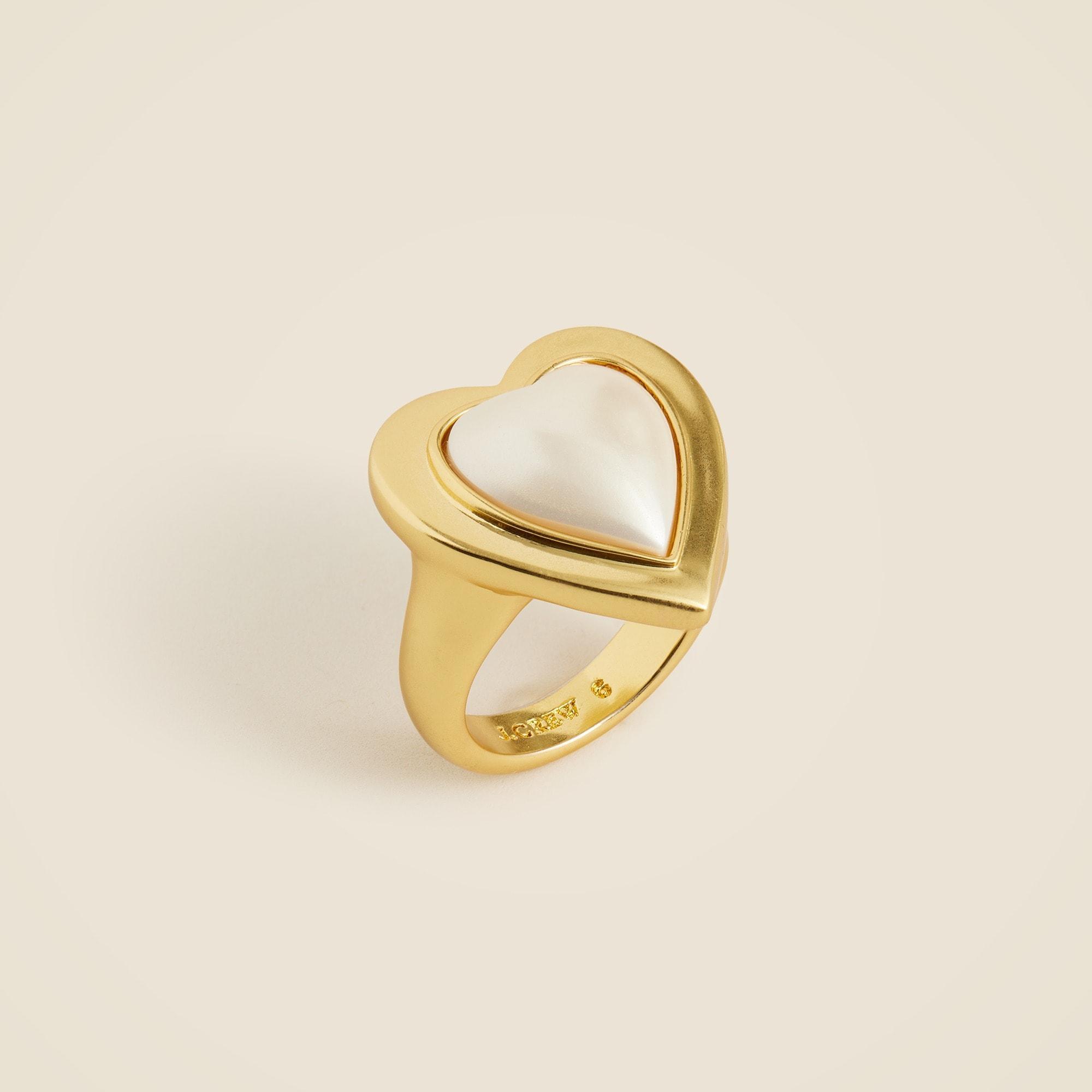 Pearl heart cocktail ring Product Image