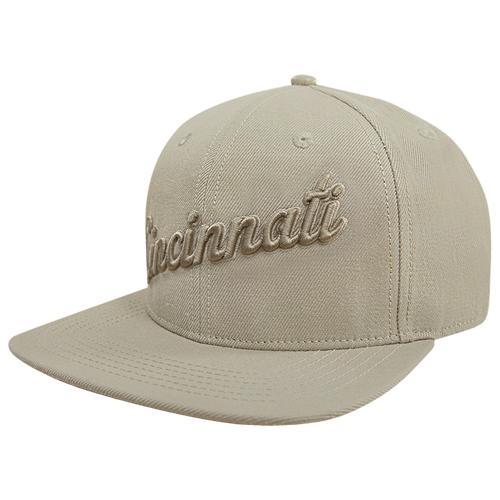 Pro Standard Mens Reds Neutrals SMU Snapback Cap - Taupe/Taupe Product Image