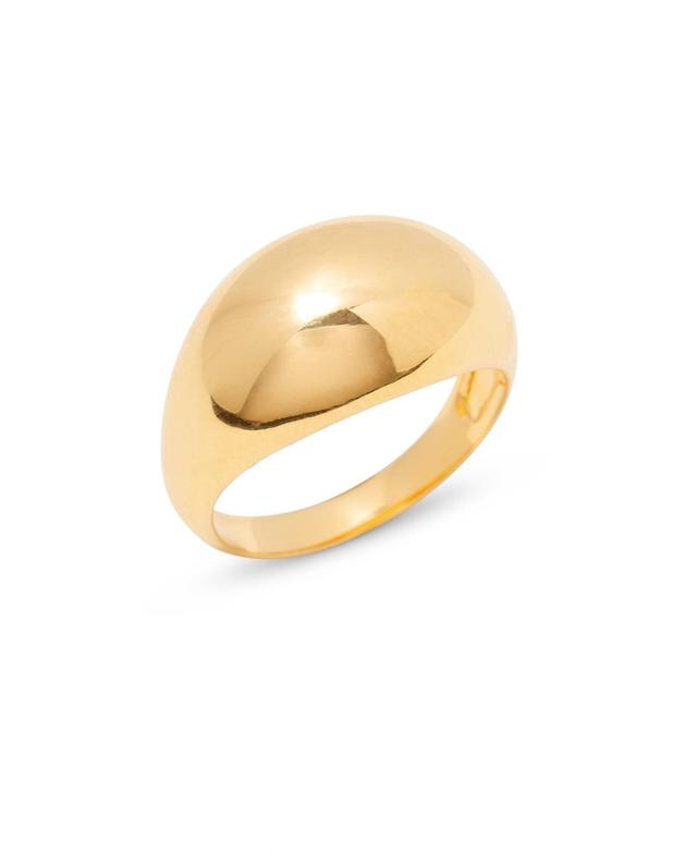 Womens Alexi 14K-Yellow-Gold Vermeil Domed Ring Product Image