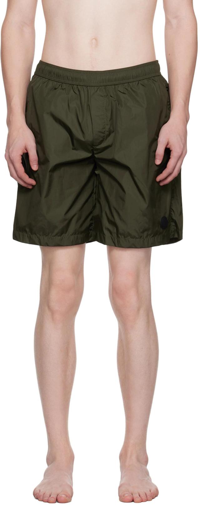 Green Patch Swim Shorts Product Image