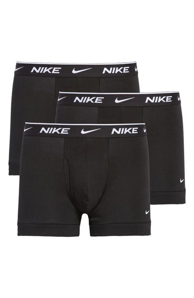 NIKE 3-pack Long Boxer Briefs In Black Product Image