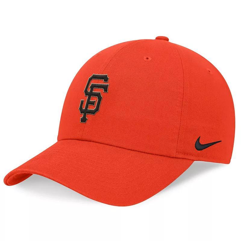 Mens Nike Orange San Francisco Giants Evergreen Club Adjustable Hat Product Image