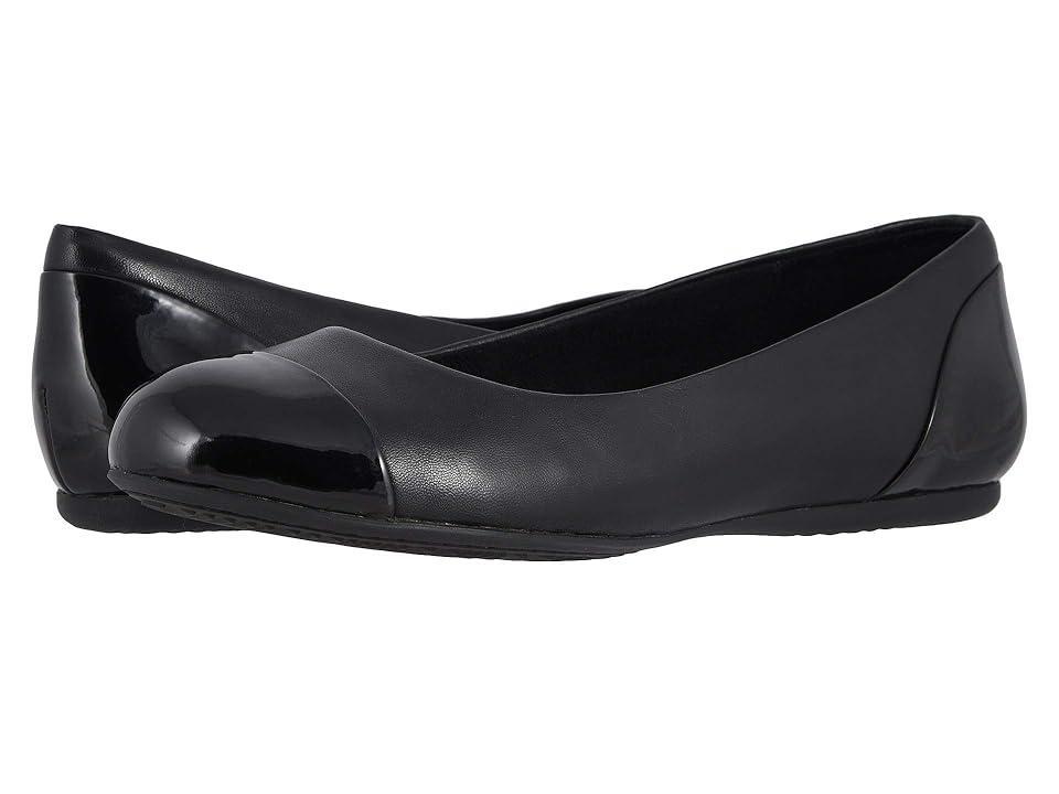 SoftWalk Sonoma Leather Cap Toe Ballerina Slip Product Image