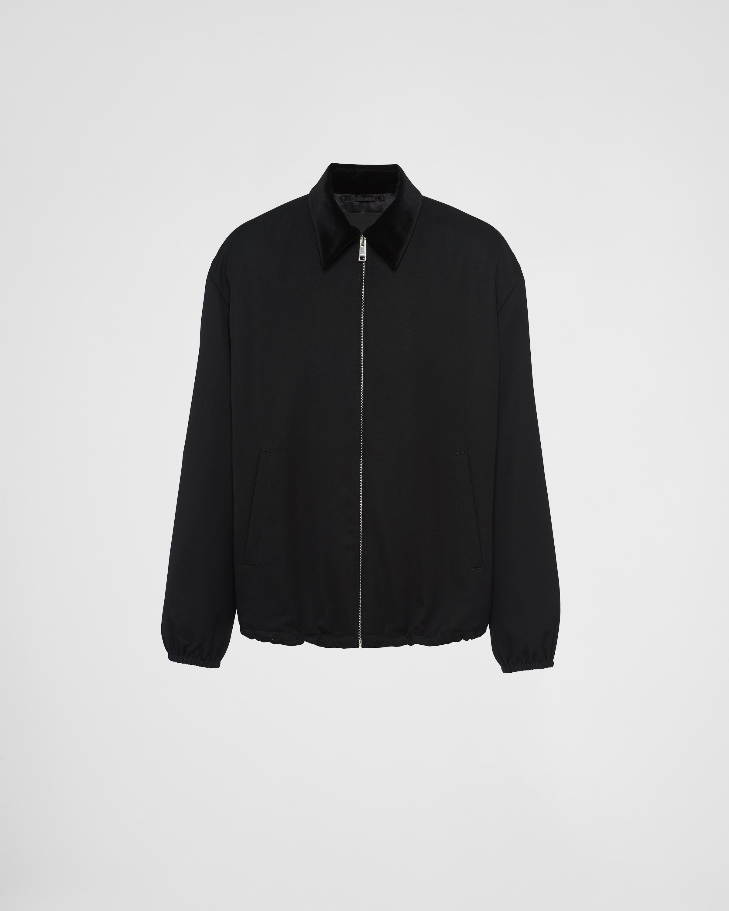 Wool blouson jacket Product Image