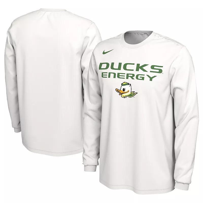 Oregon Nike Mens College Long-Sleeve T-Shirt Product Image