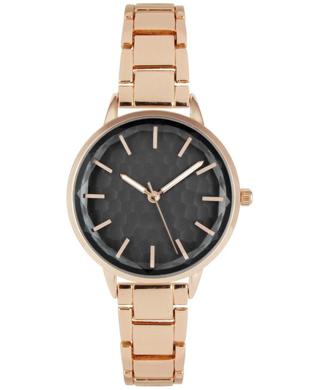 I.n.c. International Concepts Womens Rose Gold-Tone Bracelet Watch 34mm, Created for Macys Product Image