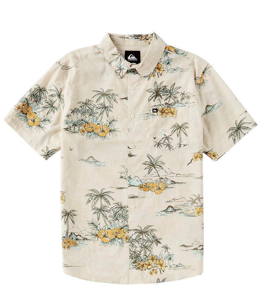 Quiksilver Short Sleeve Tropical Island Print Apero Classic Woven Shirt product image