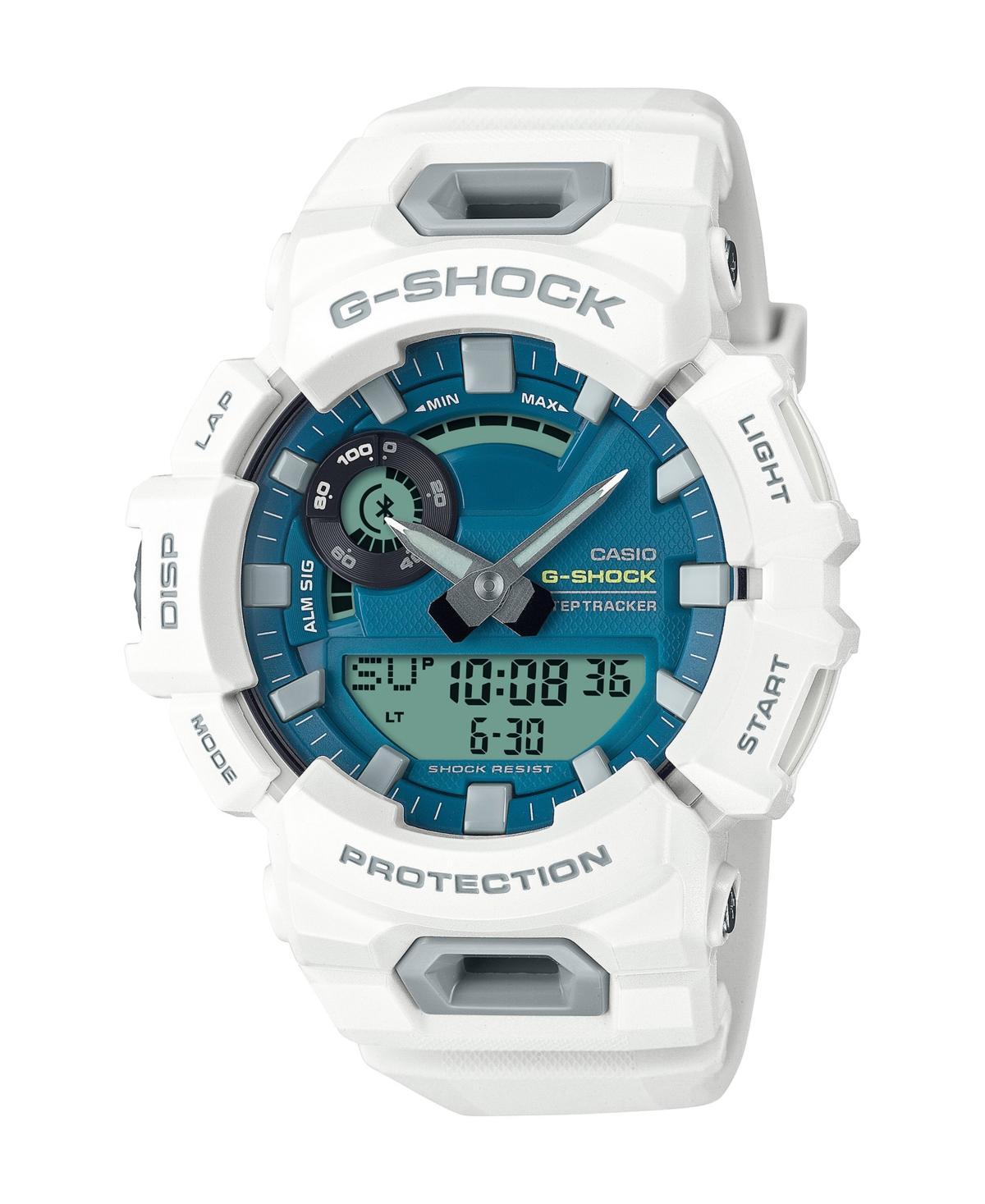 G-Shock Mens Casio Bluetooth Ana-Digi White Resin Strap Watch Product Image