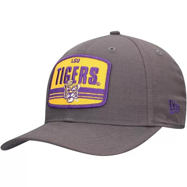 Mens New Era Charcoal LSU Tigers Team Elevated 9SEVENTY Adjustable Hat Product Image