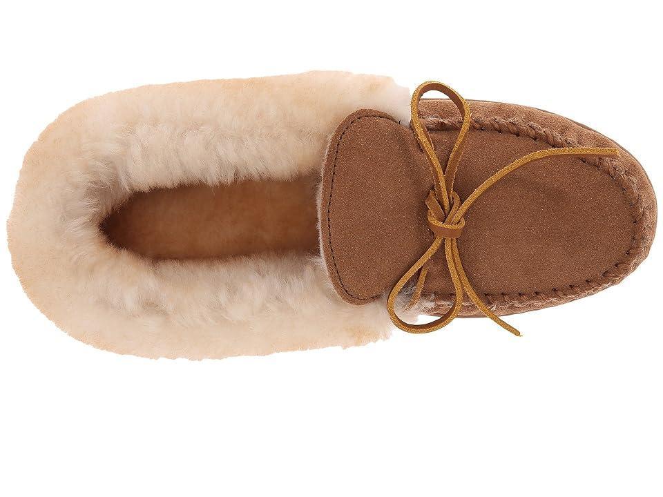 Minnetonka Alpine Sheepskin Moc (Golden ) Women's Moccasin Shoes Product Image