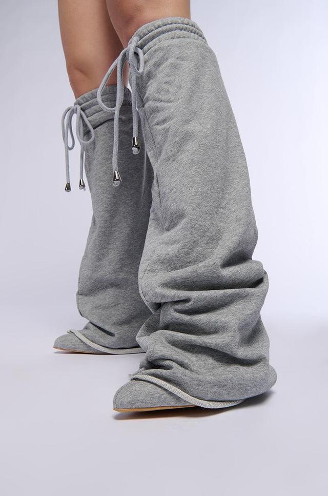 CARIO GREY SWEATPANT BOOT Product Image