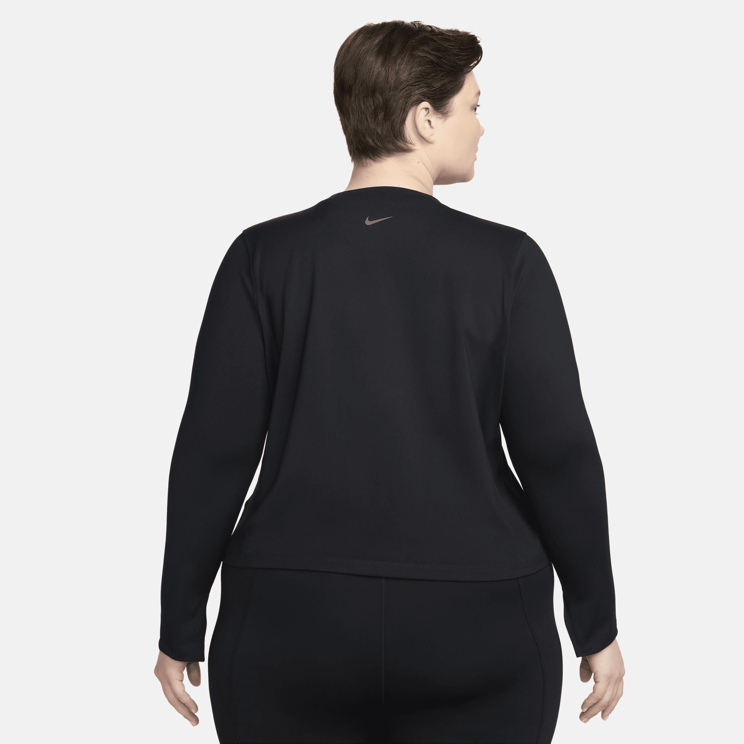 Nike Women's One Fitted Dri-FIT Long-Sleeve Top (Plus Size) Product Image