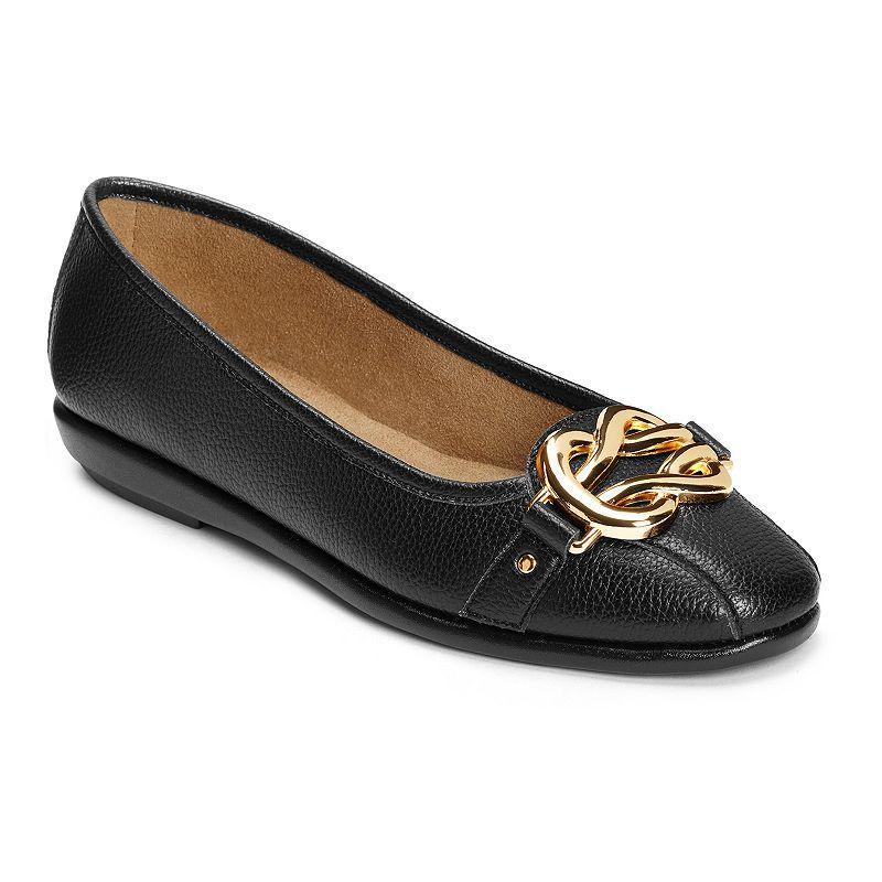 Aerosoles Big Bet Womens Suede Ballet Flats Product Image