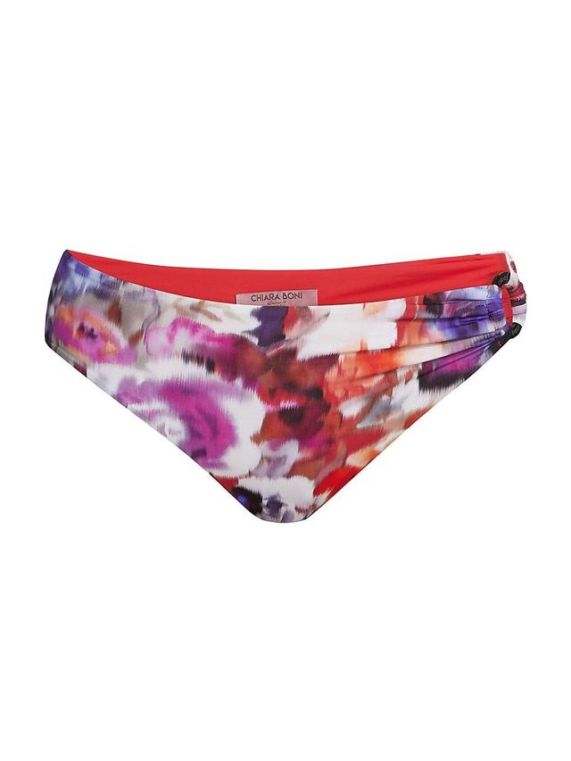 Womens Haze Printed O-Ring Bikini Bottom Product Image