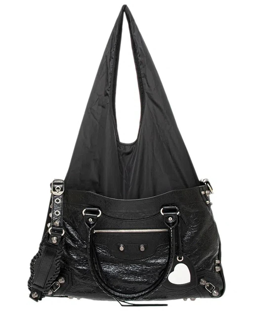 BALENCIAGA Cagole Xl Polyamide Tote In Black Product Image